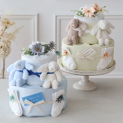 ジェリーキャットツインズ おむつケーキ