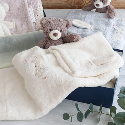出産祝い おくるみ Choetto(シュエット)フード付きバスタオル＋メリーマイヤー