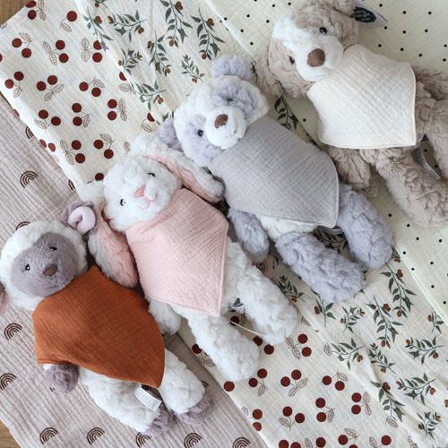 出産祝い ギフトセット メリーマイヤー+モスリンおくるみ+スタイセット