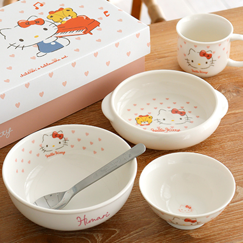 ハローキティ ピンクハート 食器ギフトセット