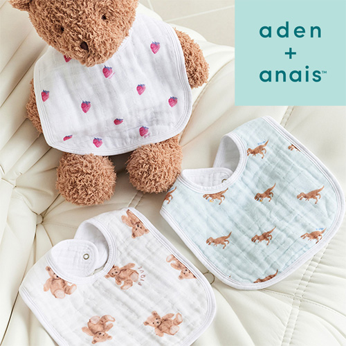 aden + anais　gelato pique スナップビブ　2枚入り