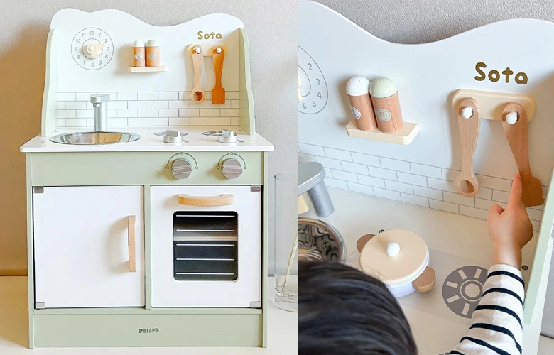 ポーラービー（PolarB）名前入りおままごとキッチン