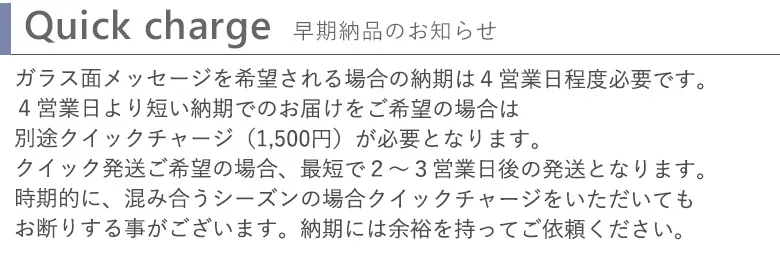 クイックチャージ