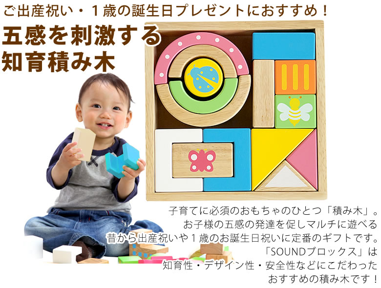 【おむつケーキにプラス】SOUNDブロックス(お名前プレート付き)