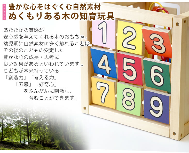 【おむつケーキにプラス】知育玩具　森のあそび箱（お名前プレート付き）