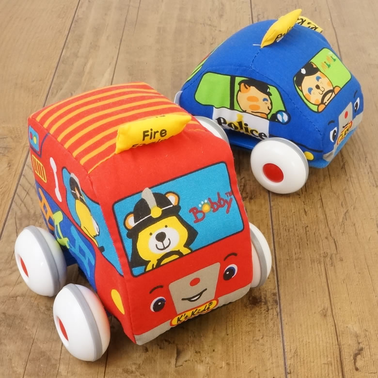 プルバックカー ファイヤートラック・ポリス