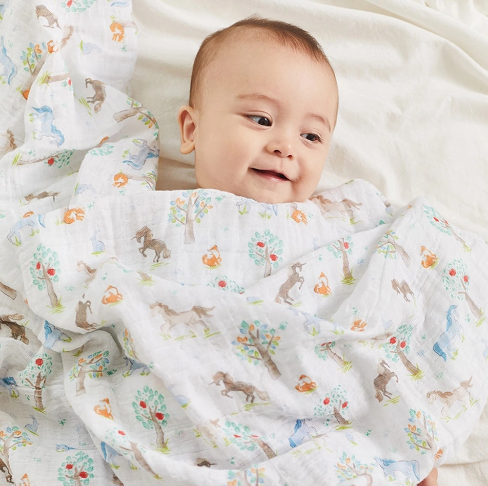 ダブルガーゼのやわらかな肌触り