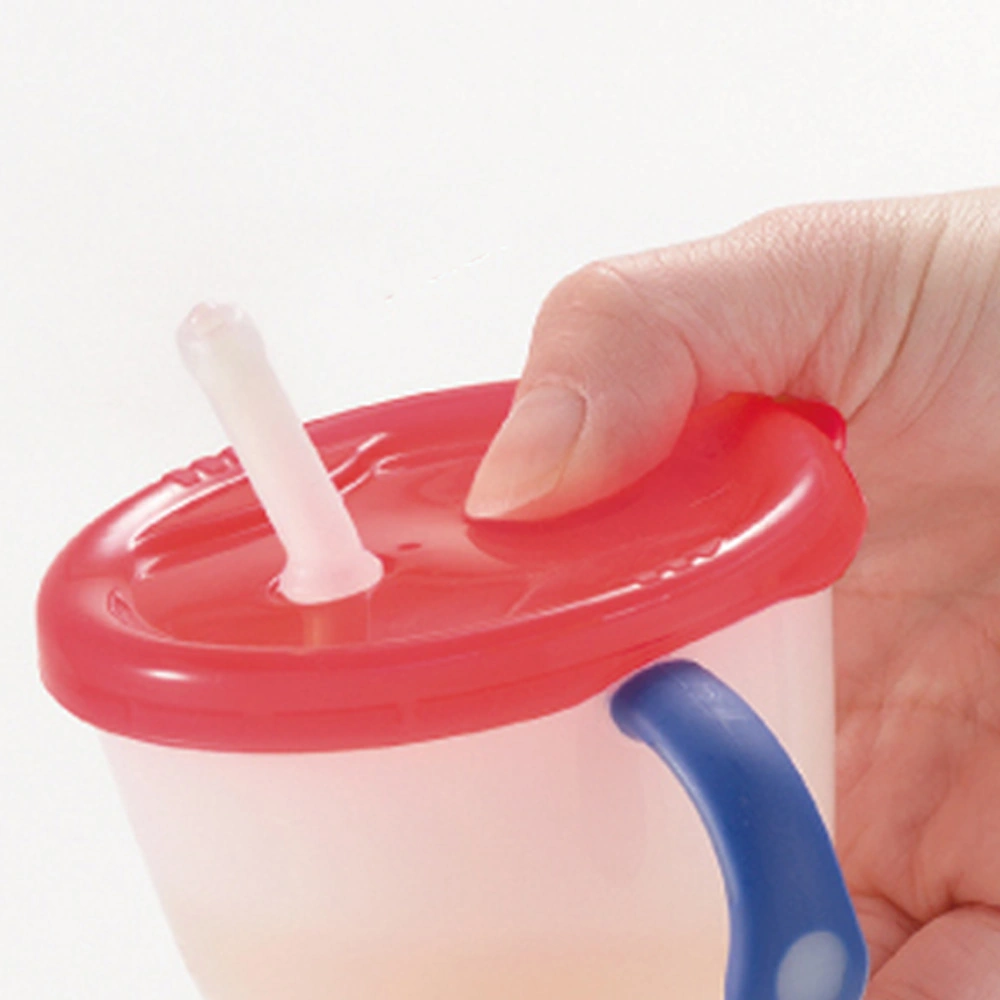 【出産祝い ベビー食器】ミッキー・ミニー アイコンランチプレート+お食事スタイセット+アクリア名前入りストローマグ 赤ちゃんの飲む練習を手伝える便利なフタ