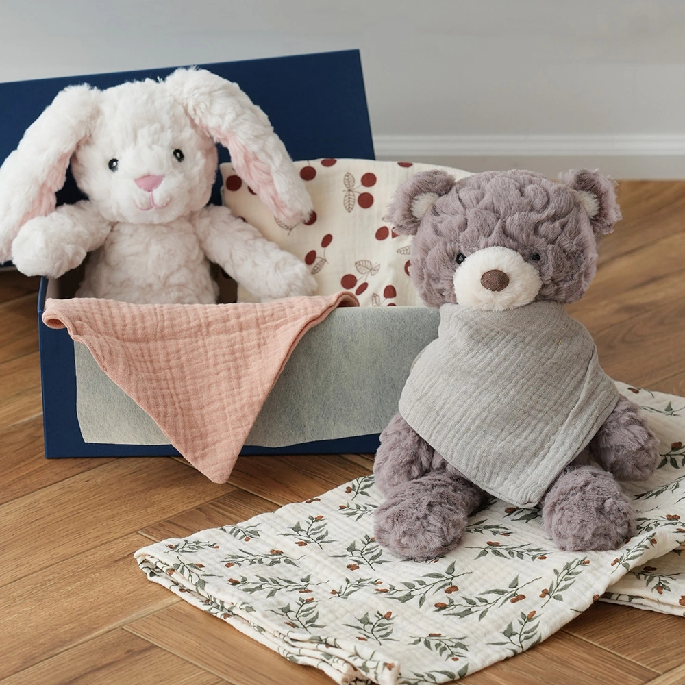 メリーマイヤー+モスリンおくるみ+スタイセット