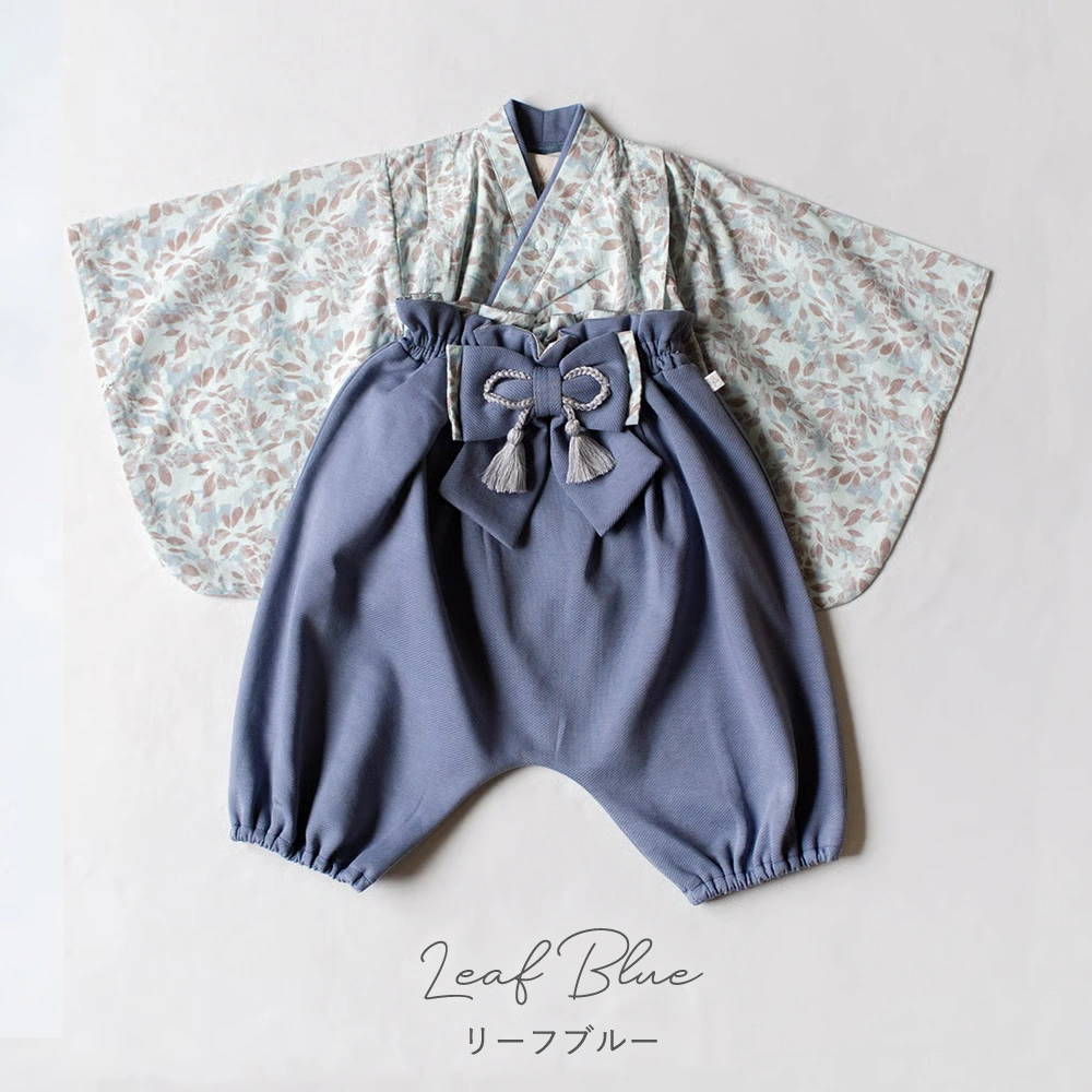 初節句 お食い初め】mocmof（モクモフ） 崩れにくい セパレート 袴セット