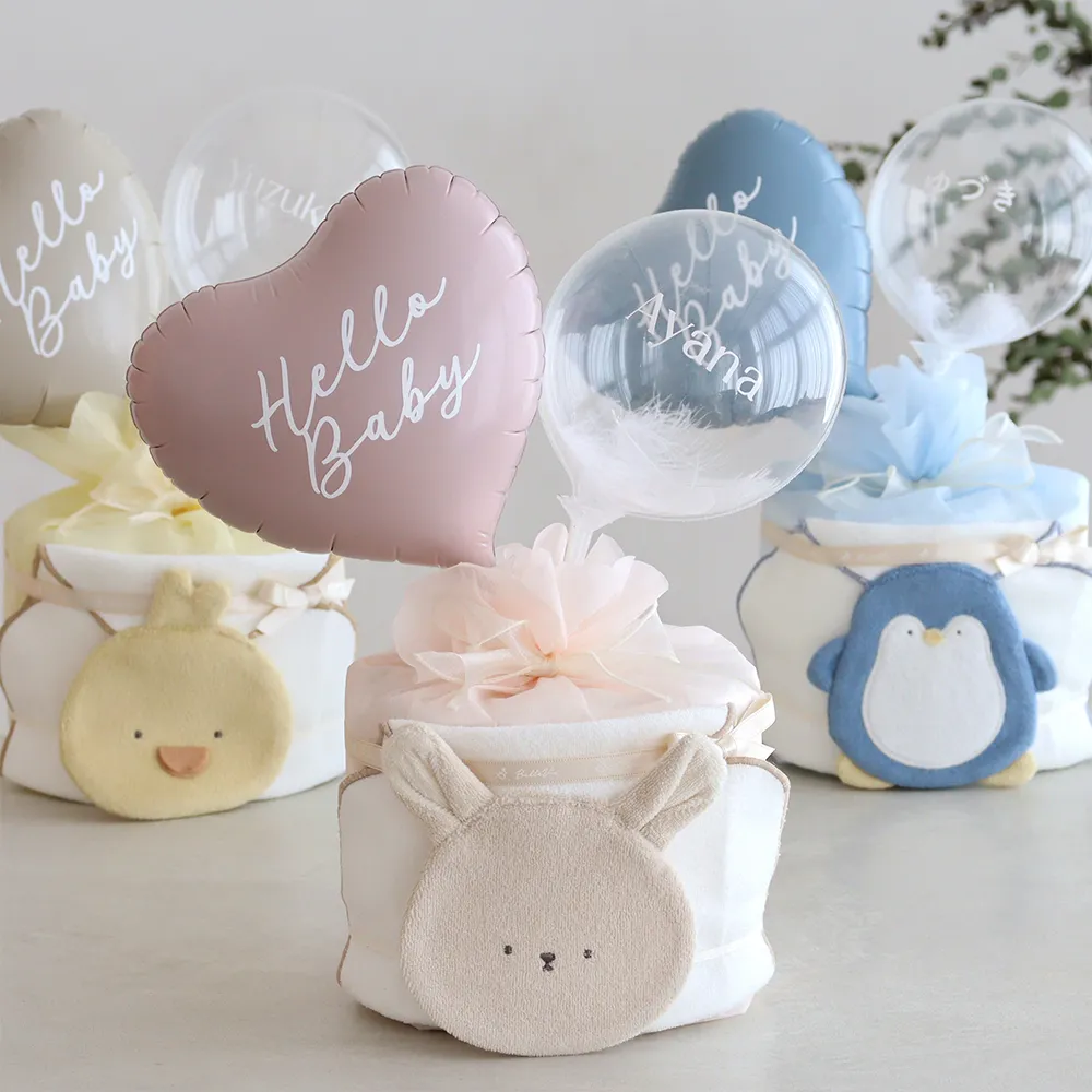 【出産祝い】mocmof プティおむつケーキ
