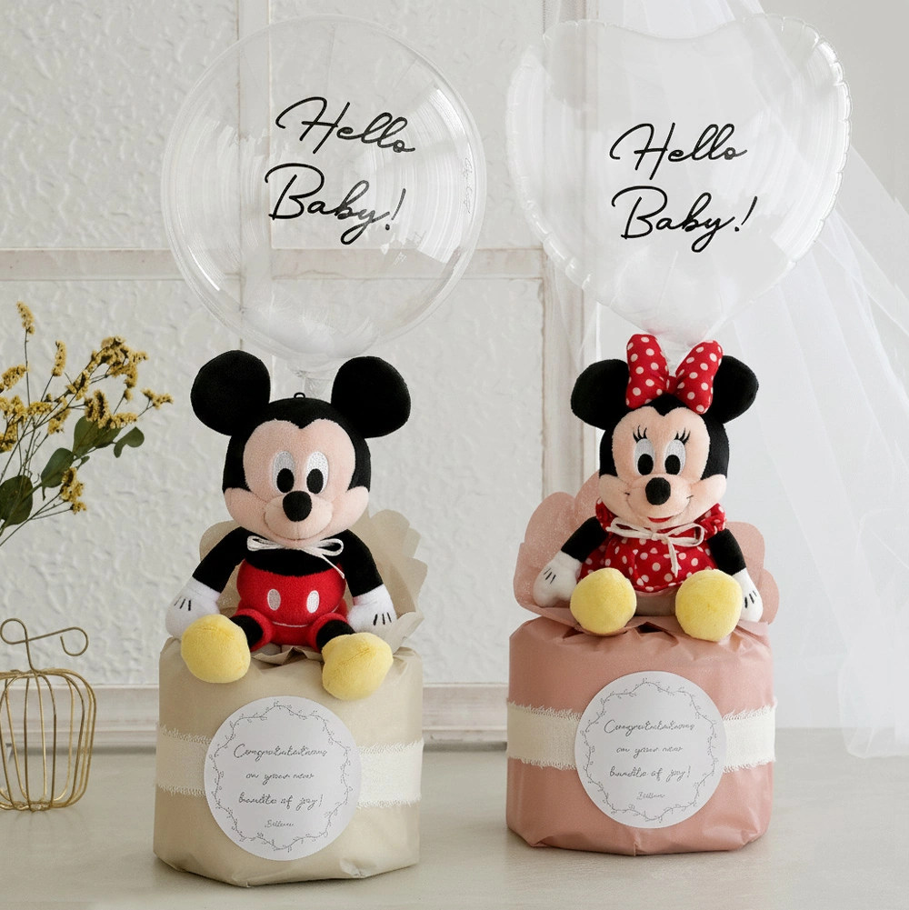 【おむつケーキ】ミッキー ミニー バルーンおむつケーキ