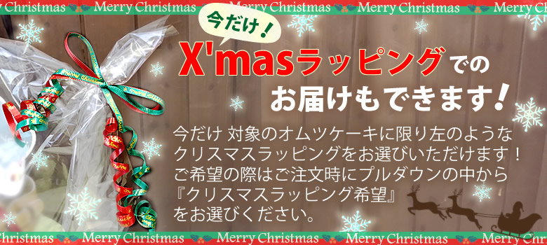 今だけ！クリスマスラッピング