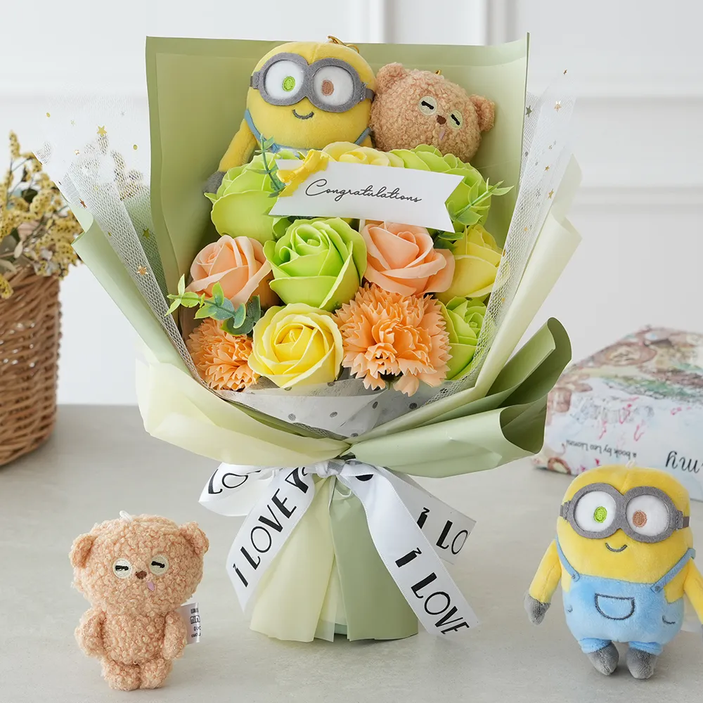 ミッフィー　ソープフラワーブーケ