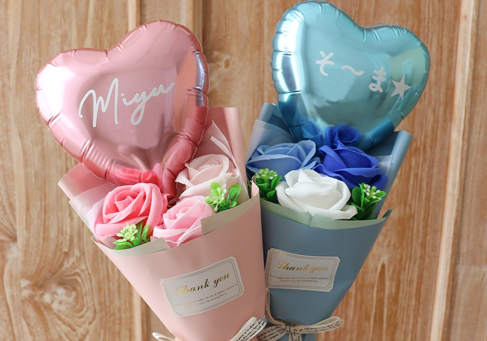 ハートが目を引く、ミニサイズ