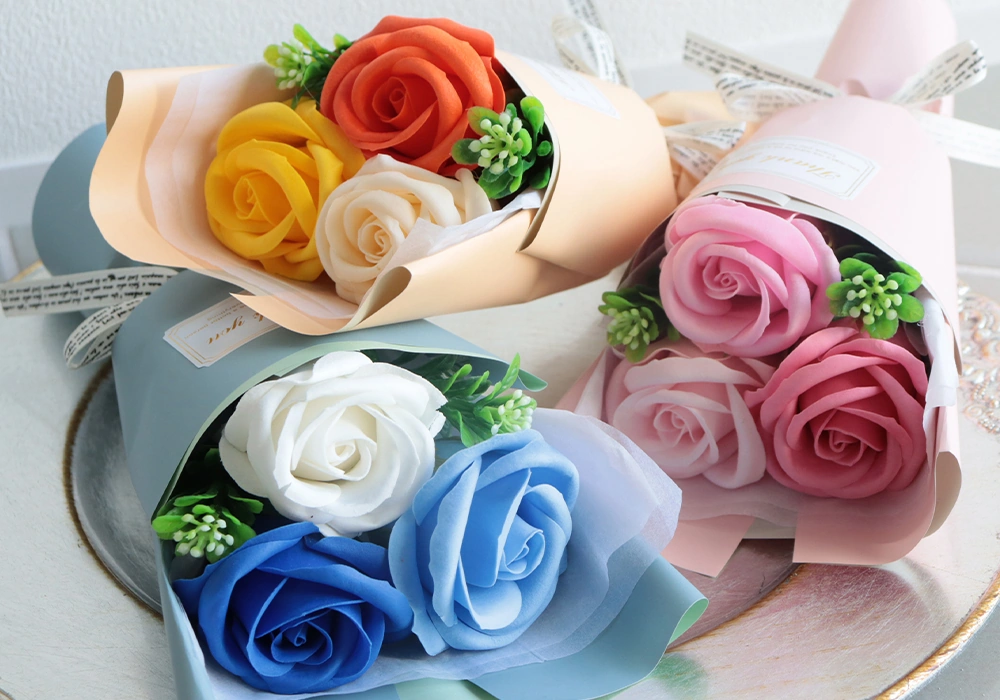 美しさ×香りが魅力のソープフラワー