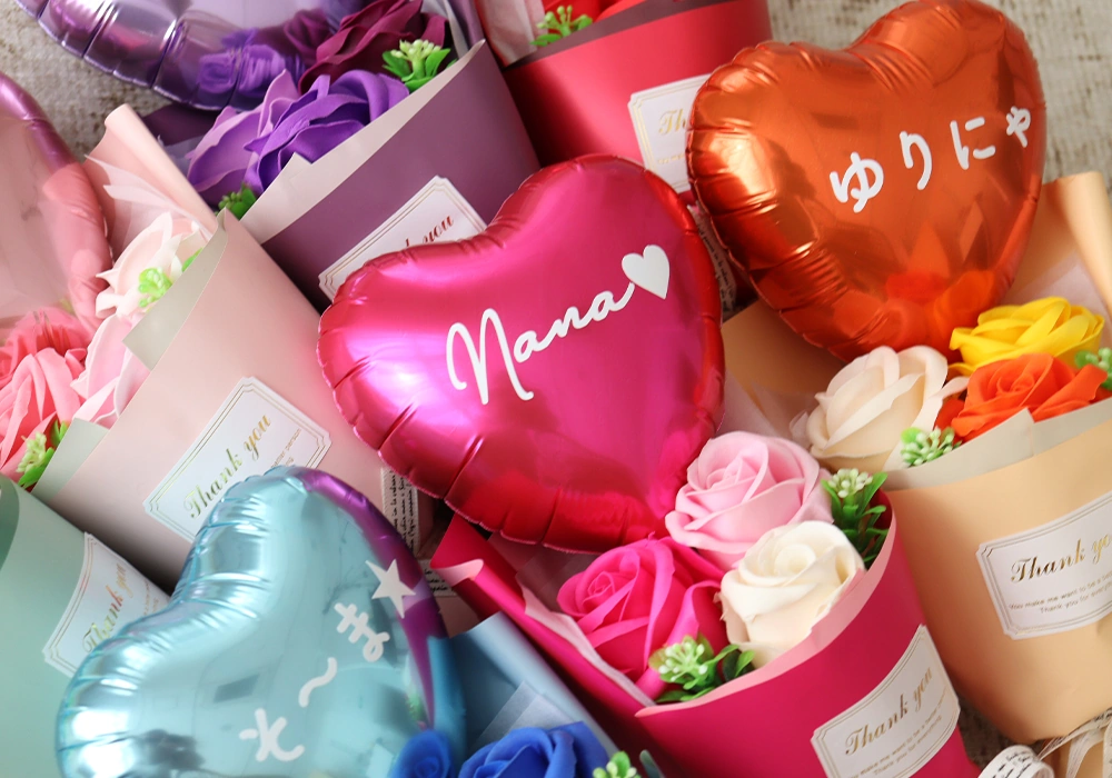 名入れやメッセージで特別感アップ