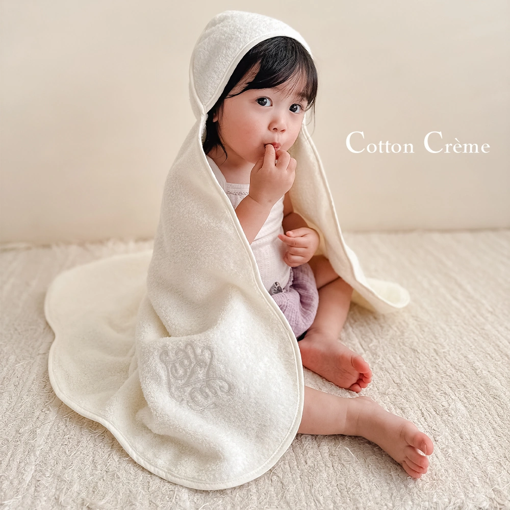 ベルビーアンファン】オーガニックコットンNuage MokuMoku フード付き