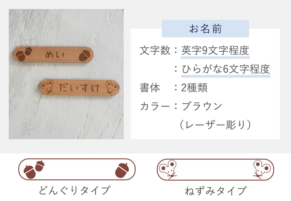 レイアウト・注意事項