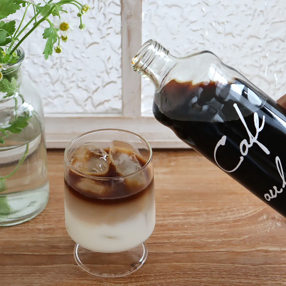 ベルビー アイスコーヒー&カフェオレベースギフトセット(名前・写真入り)+オリジナルキーホルダー Point.1 金沢のおいしいアイスコーヒー ベース1:ミルク4で割るだけ!