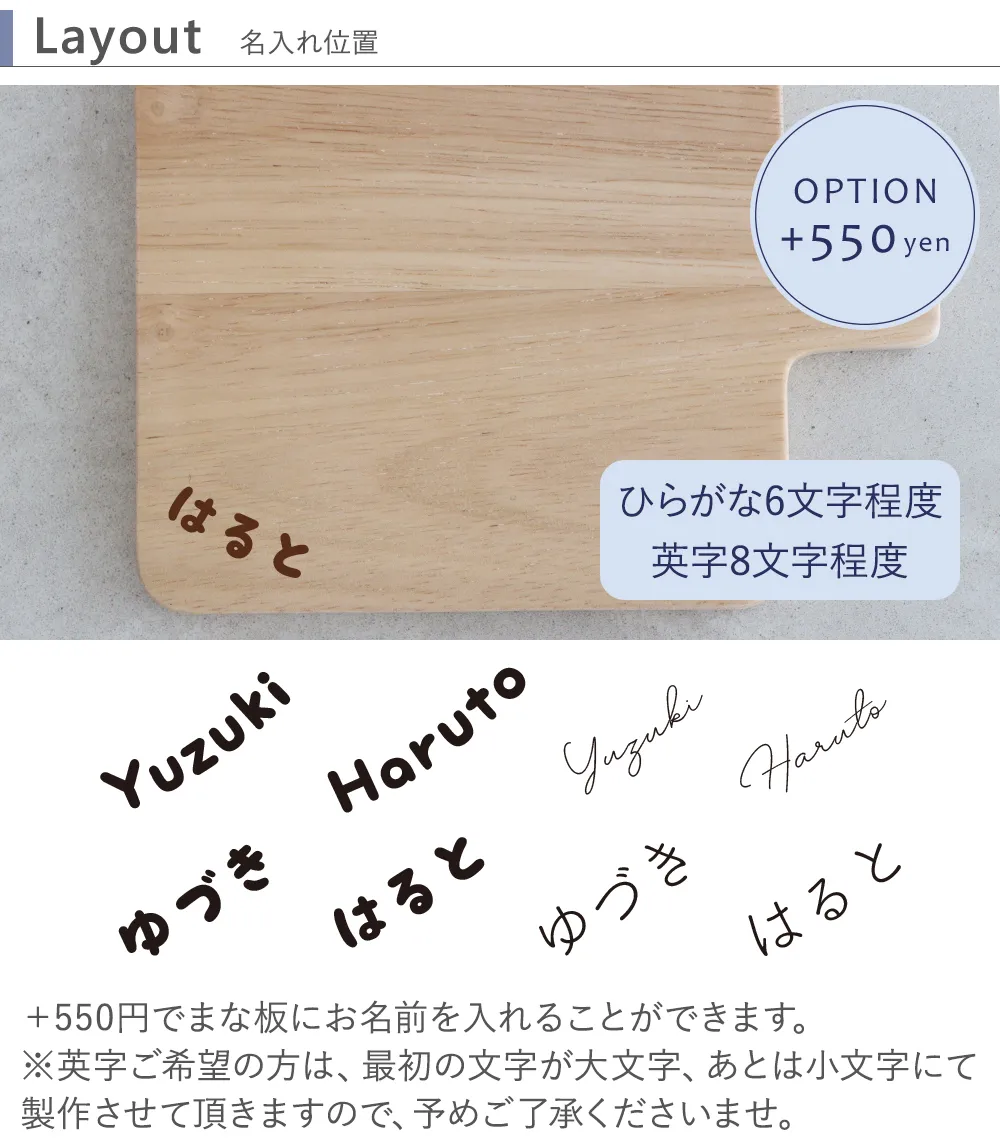名入れ書体