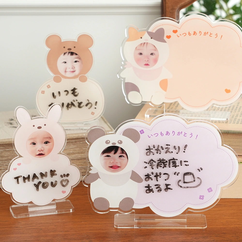 顔写真入り着ぐるみアクリルメッセージボード