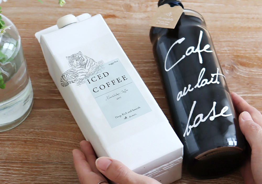 風味豊かなアイスコーヒー・カフェオレベース