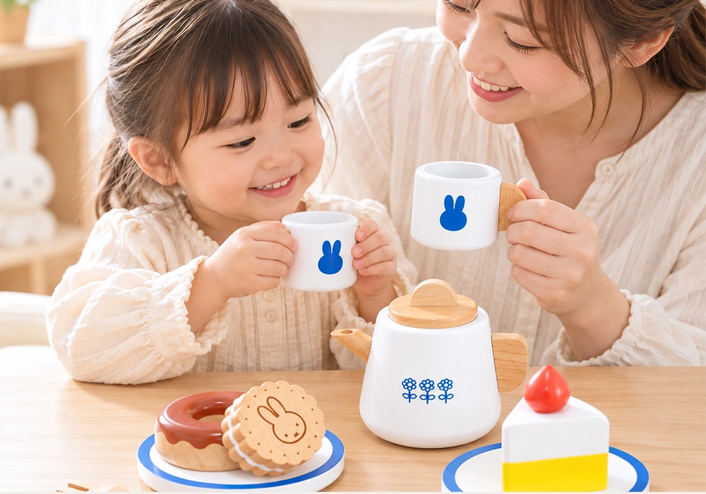 どれから食べる？
おいしそうなおやつがいっぱい