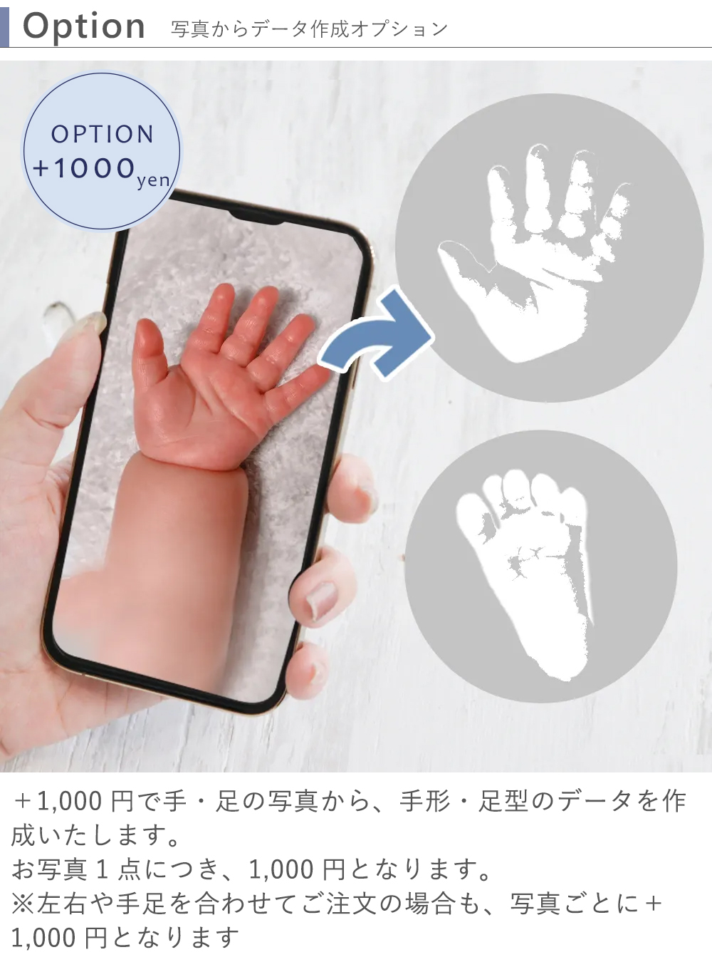 写真からデータ作成オプション