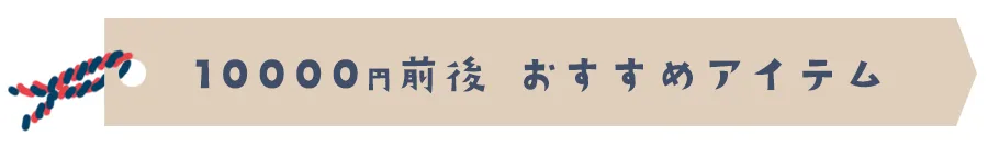 10000円前後おすすめアイテム